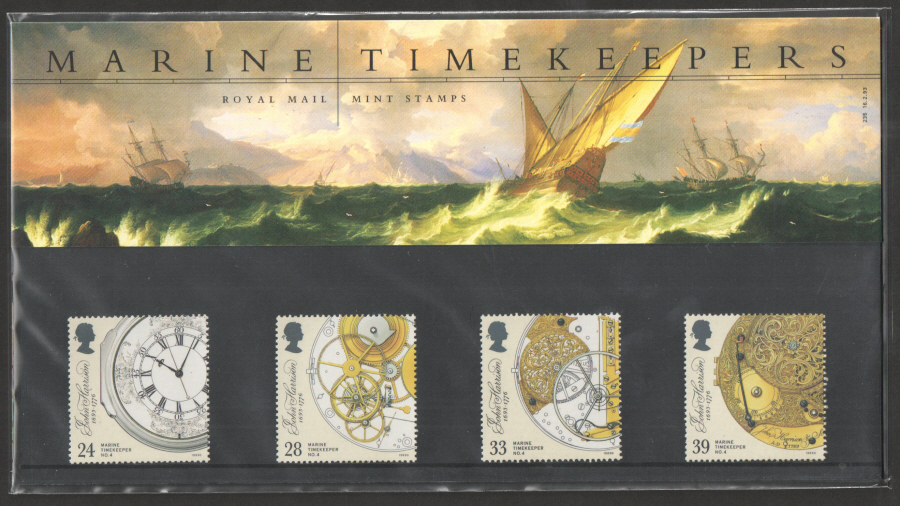 (image for) 1993 Marine Timekeepers Royal Mail Presentation Pack 235